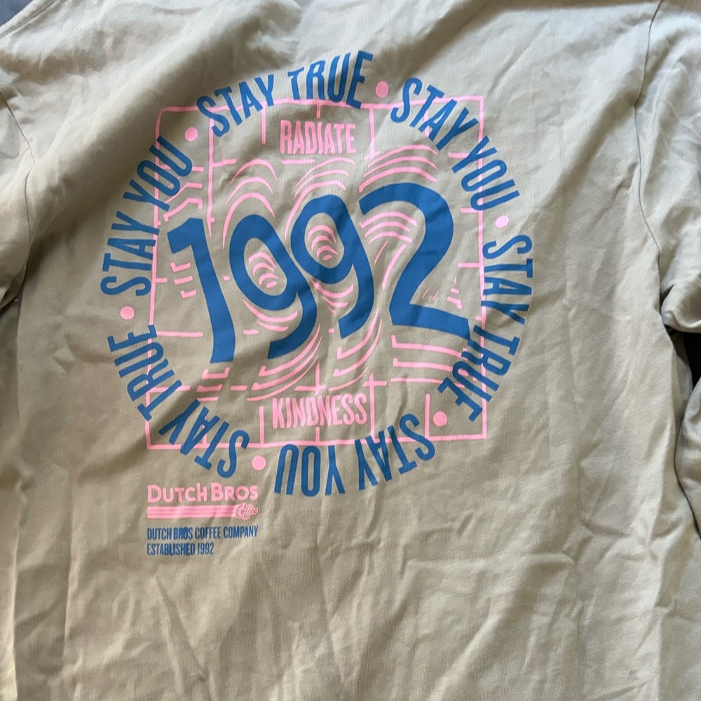 Dutch Bros Greyish/Green Crewneck